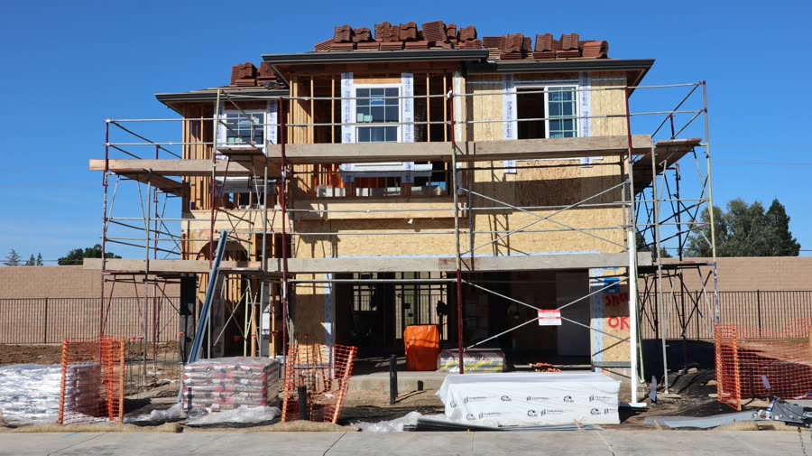 Residential construction project